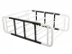 5-Tier Shoe Rack, White/Black