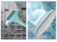 2-in-1 Window Cleaning Brush and Squeegee, Green
