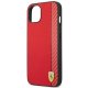 Ferrari iPhone 14 Plus Case On Track Stripe, Red
