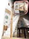 Wooden Play Dollhouse with Furniture, 122cm