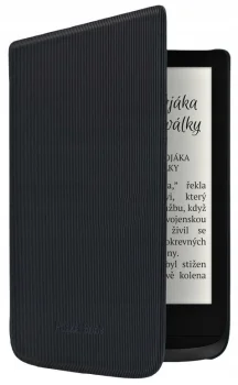 PocketBook Touch Lux 4 / HD 3 / Lux 5, Basic 4 / Lux 2, Color Shell Cover for E-Book Reader, Black