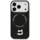 Karl Lagerfeld iPhone 17 Pro Case Choupette Pin MagSafe, Black