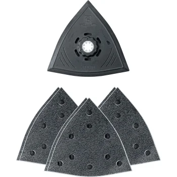 Fein Perforated Sanding Pad Set SLP KL130, 130 mm, 7 Pieces