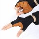 Men\'s Cycling and Gym Gloves Breathable Half Finger Size L