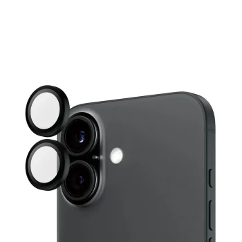 Panzerglass Hoops Black Camera Lens Protector iPhone 16 / 16 Plus
