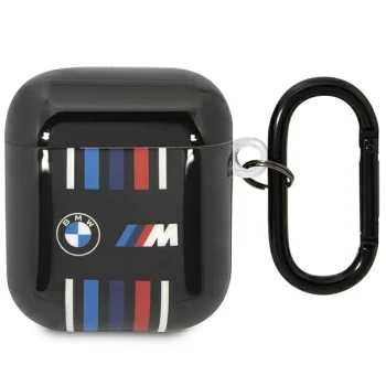 BMW AirPods 1 / 2 Case Multiple Colored Lines, Black