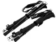 Folding Trekking and Nordic Walking Poles, Black
