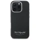 Karl Lagerfeld iPhone 16 Pro Case Hotel RSG, Black