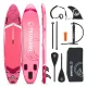 TSUNAMI T10 PRO Inflatable Stand Up Paddle Board 350 cm, Pink