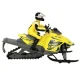 REVOLT TG1016 Trail Blazer RC Snowmobile 2.4GHz Off-Road with LED Lights, Yellow