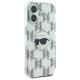 Apple iPhone 16 6.1\'\' Karl Lagerfeld IML Karl Head Electroplated Cover Case, Clear | Чехол Кейс Бампер...