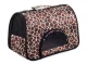 Large Pet Carrier Bag for Small Dogs and Cats, Brown