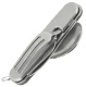 4-in-1 Tourist Multi-Tool Utensil Set AG534C, Silver