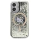 Hello Kitty iPhone 16 Case Liquid Glitter Fever MagSafe, Gold