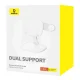 Adjustable Tablet and Phone Desk Stand Baseus Seashell, white