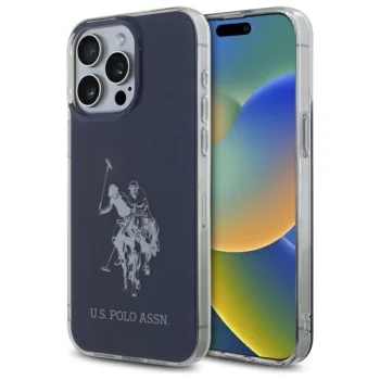 US Polo USHCP15XTPUHRBV iPhone 15 Pro Max 6.7\" blue/blue Shiny Big Logo