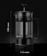 Coffee Tea Brewer French Press Glass Pitcher, 1L