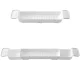 Adjustable Length Bath Bridge Shelf Tray Tub Rack Bathroom Caddy, White