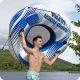 Bestway 43726 Inflatable Swim Lounge Chair and Ring Mattress