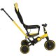Kids Baby Trolley Bike Tricycle Stroller Buggy TRIKE FIX V4, Black-Yellow