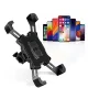 Universal Bike Phone Holder, Adjustable Bicycle Phone Mount, Black
