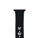 TFO Watch Strap Decorative Charms Pin Set Butterfly, Silver