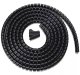 Flexible Cable Organizer with Clip, 2 m, black