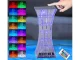 LED RGB Crystal Effect Table Night Lamp, USB, Remote Control