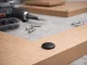 Black Screw Covers, 100 pcs