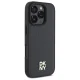 DKNY iPhone 16 Pro Case Repeat Pattern Stack Logo MagSafe, Black