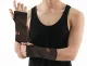 Elastic Wrist and Hand Support Brace Compression Sleeve, Black-Orange