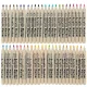 Waterproof Acrylic Markers for Fabric and Stones, 48 pcs
