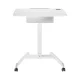Maclean MC-903W Ergonomic Laptop Desk with Adjustable Height, White