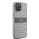 DKNY iPhone 15 Plus Case Mono Stripe & Metal Logo, Beige
