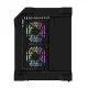 Darkflash FT350 PC Case with 5 aRGB Fans, Black