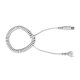 Headpiece Cable for Marathon SDE-H200, SDE-SH300S, SDE-M33E (Grey)