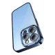 Baseus Glitter Case and Tempered Glass Set for iPhone 14 Pro, Blue