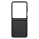 Samsung Galaxy Z Flip 7 FE (SM-F761B/DS) Original Silicon Case Cover with Ring, Black (EF-PF741TBEGWW)