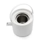 Bredemeijer Umea 142010 1.2L Tea Set with Warmer, White