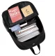 Kruzzel 19374 Reflective Backpack with USB and Audio Ports, 19L