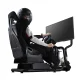 NanoRS RS702 Racing Simulator Cockpit with Seat and Wheel Stand, up to 130kg, up to 50\"