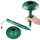 Ultrasonic Mole and Rodent Repeller with Solar Battery - 2pcs., Green