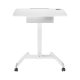 Maclean MC-903W Ergonomic Laptop Desk with Adjustable Height, White