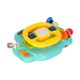 Interactive Steering Wheel Toy for Toddlers with Music and Lights, Blue