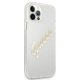 Guess iPhone 12 / 12 Pro Case Vintage Script, Transparent