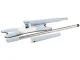Flat Floor Mop with Twist Wringing Mechanism, White/Grey