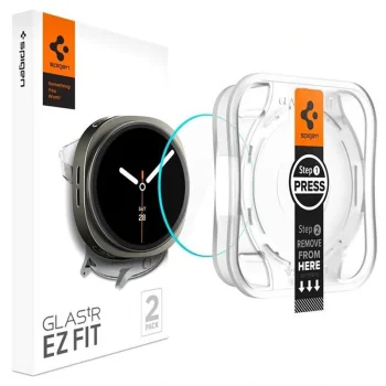 Spigen Glas.TR Ez-Fit Tempered Glass for Samsung Galaxy 8 40mm - Transparent (2 Pack)
