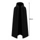 Kruzzel Magician / Wizard Costume Set, 4 Pcs, Black