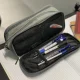 Maaleo Triple Compartment Pencil Case, Grey