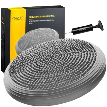 4Fizjo MED+ 33 cm Sensomotoric Cushion, Grey
